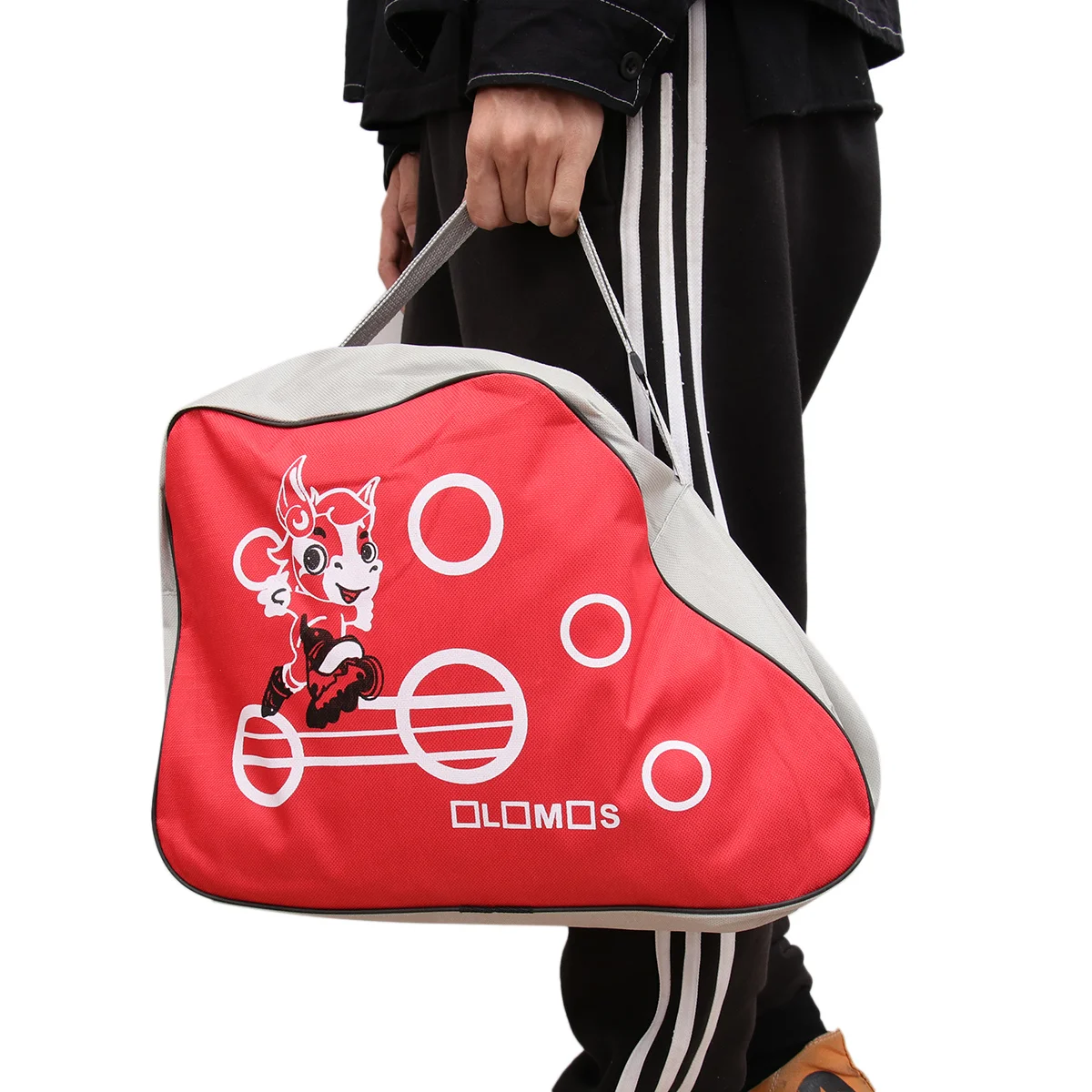 

Fashionable Printed Skating Shoes Storage Bag Portable Adjustable Shoulder Strap Storage Organizer Roller Skate Storage Bags