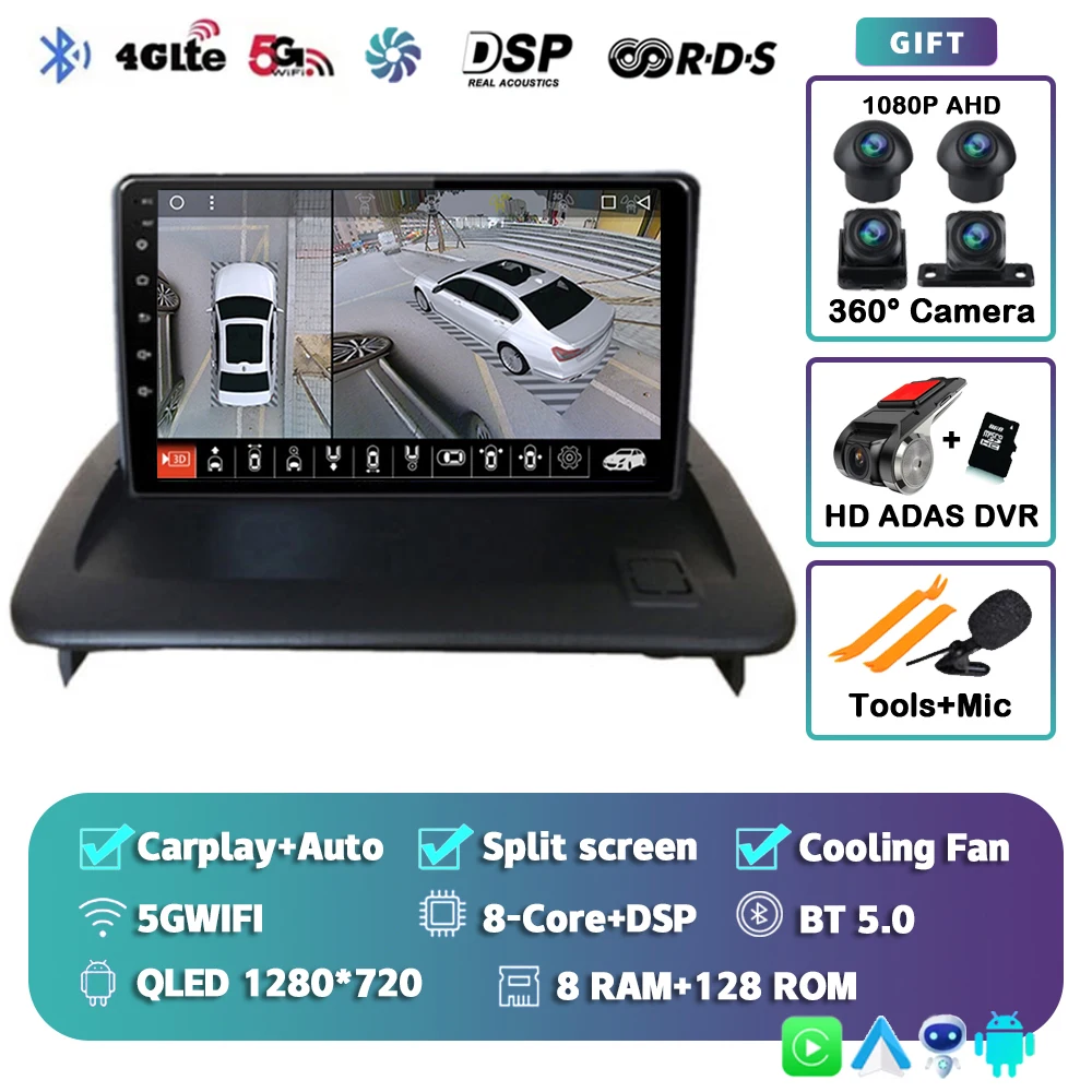 8G-128G 360 DVR