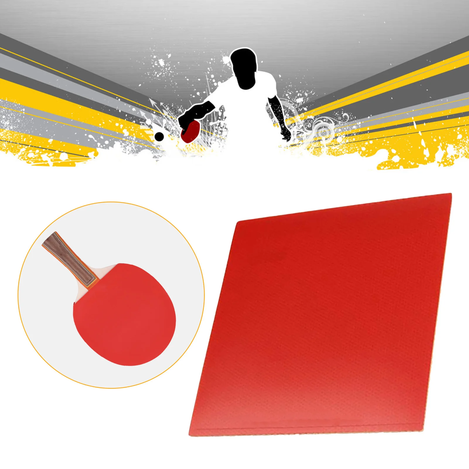 Table Tennis Rubber Hard Sponge Ping Pong Rubber Fast Attack Pingpong
