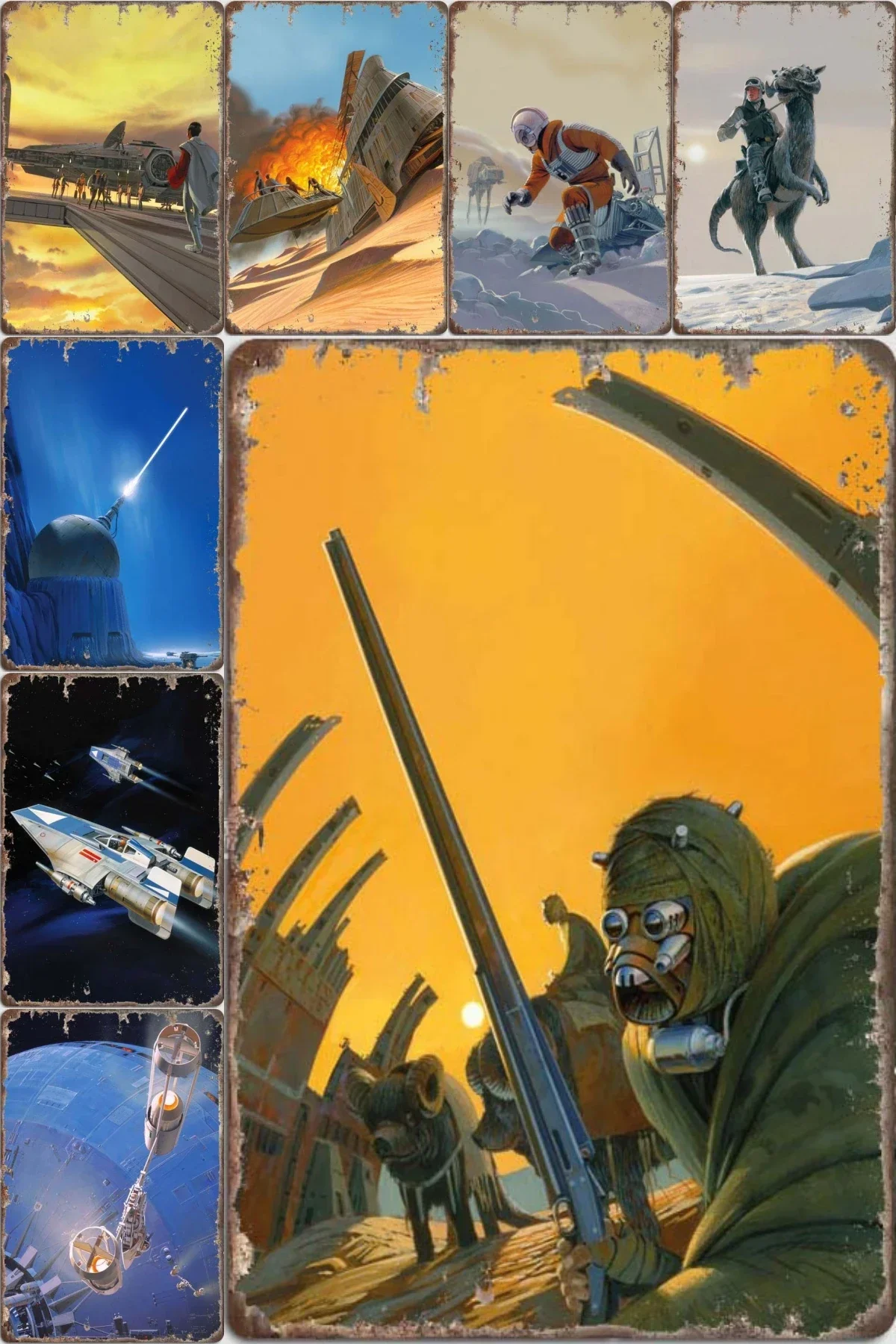 Retro Wars Poster Tin Plate Gaming Room Decoration Man Cave Metal Sign Room Decori Estetico Pub Club Wall Decor Garage Art Home