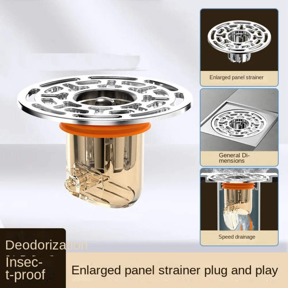 Anti Odor Floor Drain Core Removable Insect Prevention Basin Drain Filter Seal Stopper Drain Cover Kitchen Bathroom Accessories