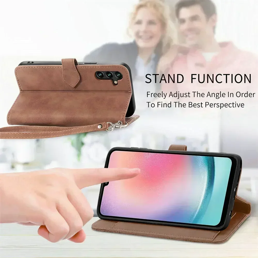 5G Flip Case Zip Wallet Book Etui