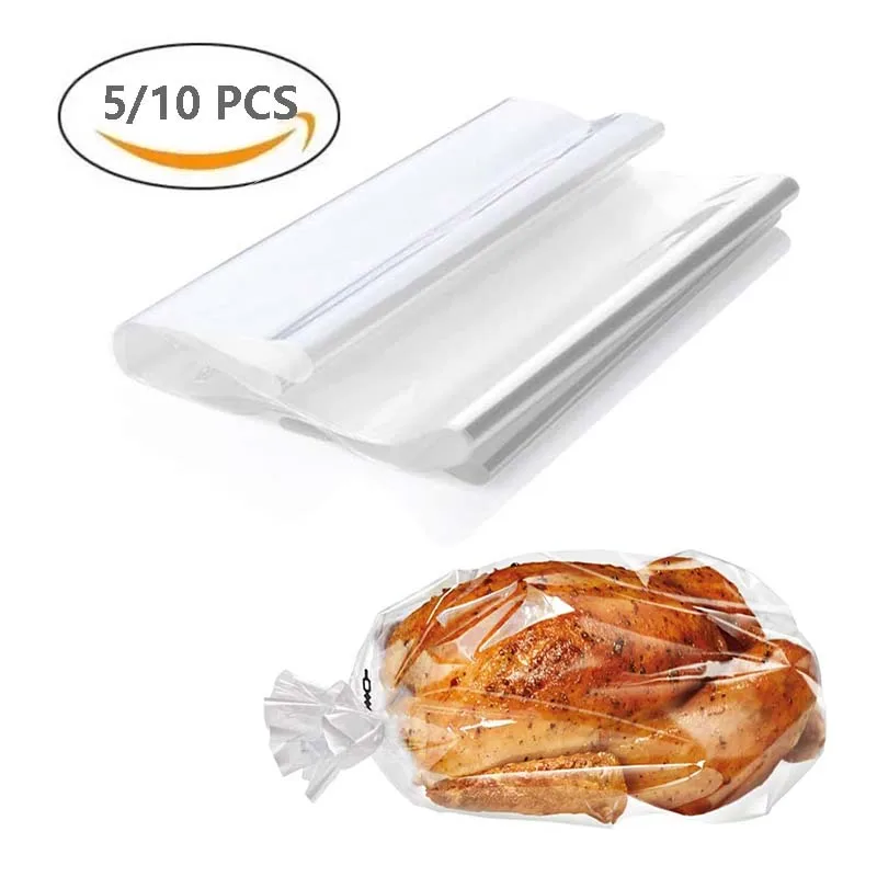 Многоразовая сумка для запекания индейки, термостойкий нейлоновый вкладыш для готовки, мешок для духовки, подкладки для выпечки