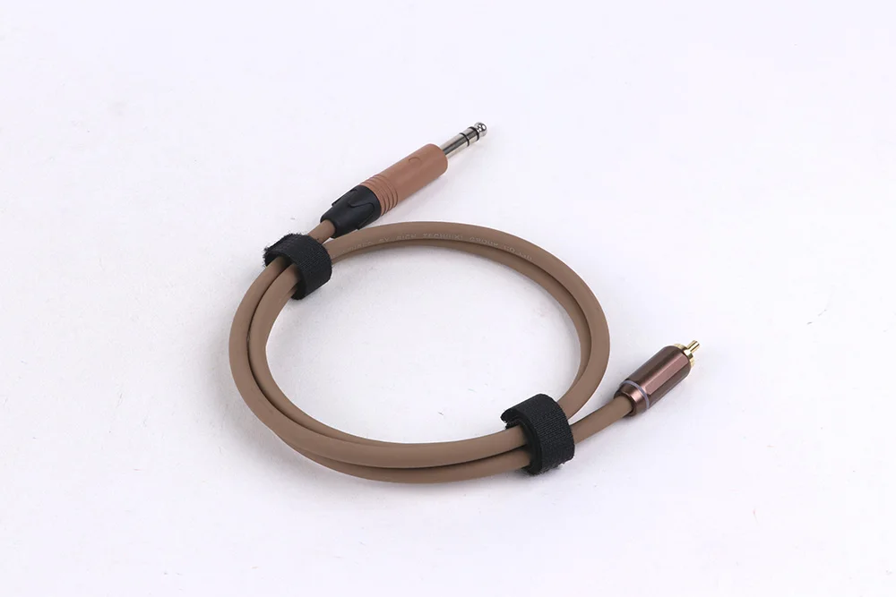 1/4 Zoll auf RCA-Kabel, 1/4 Zoll TRS auf RCA-Audioleitung, 6,35 mm Stereo-Buchse auf RCA-Kabel für AV-Receiver, Lautsprecher, Verstärker, Heimkino – Detail 24