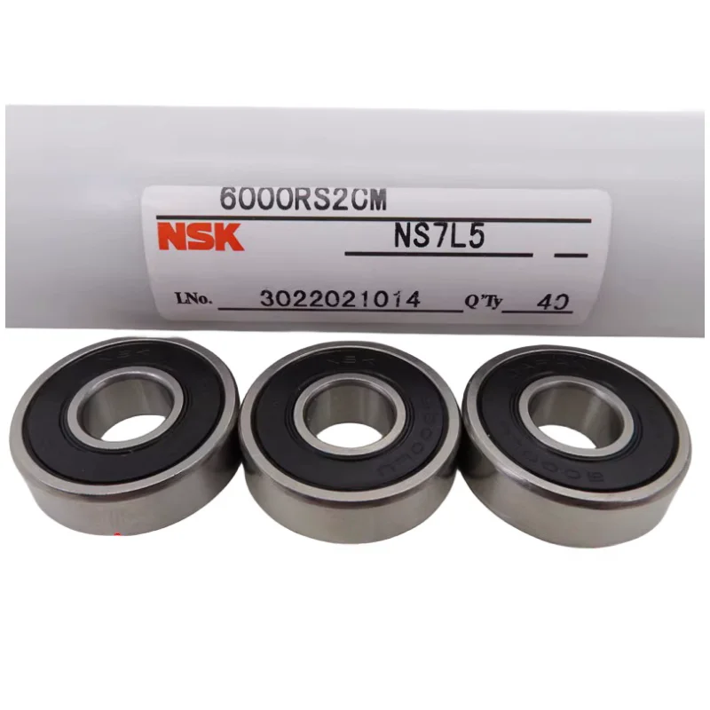 Rolamento de Alta Velocidade Nsk Original 60002rs 10x26x8 mm 6000lu 6000ddu 6000vv Rolamentos Rígidos de Esferas 10x26x8 mm 20 Pcs