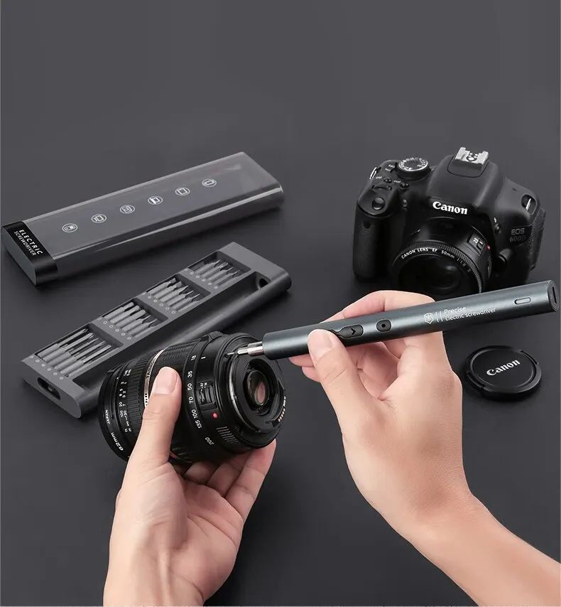 S8a125c178b374b12b21b1b0dc897edb3D 51 in 1 Electric Screwdriver Precision Set Power Tool Kit Rechargeable Wireless Cordless Magnetic Bits for Repair Home Household Mallzona