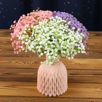 30Heads 29cm Babies Breath Artificial Flowers Plastic Gypsophila DIY Floral Bouquets Arrangement for Wedding Home Decoration 5