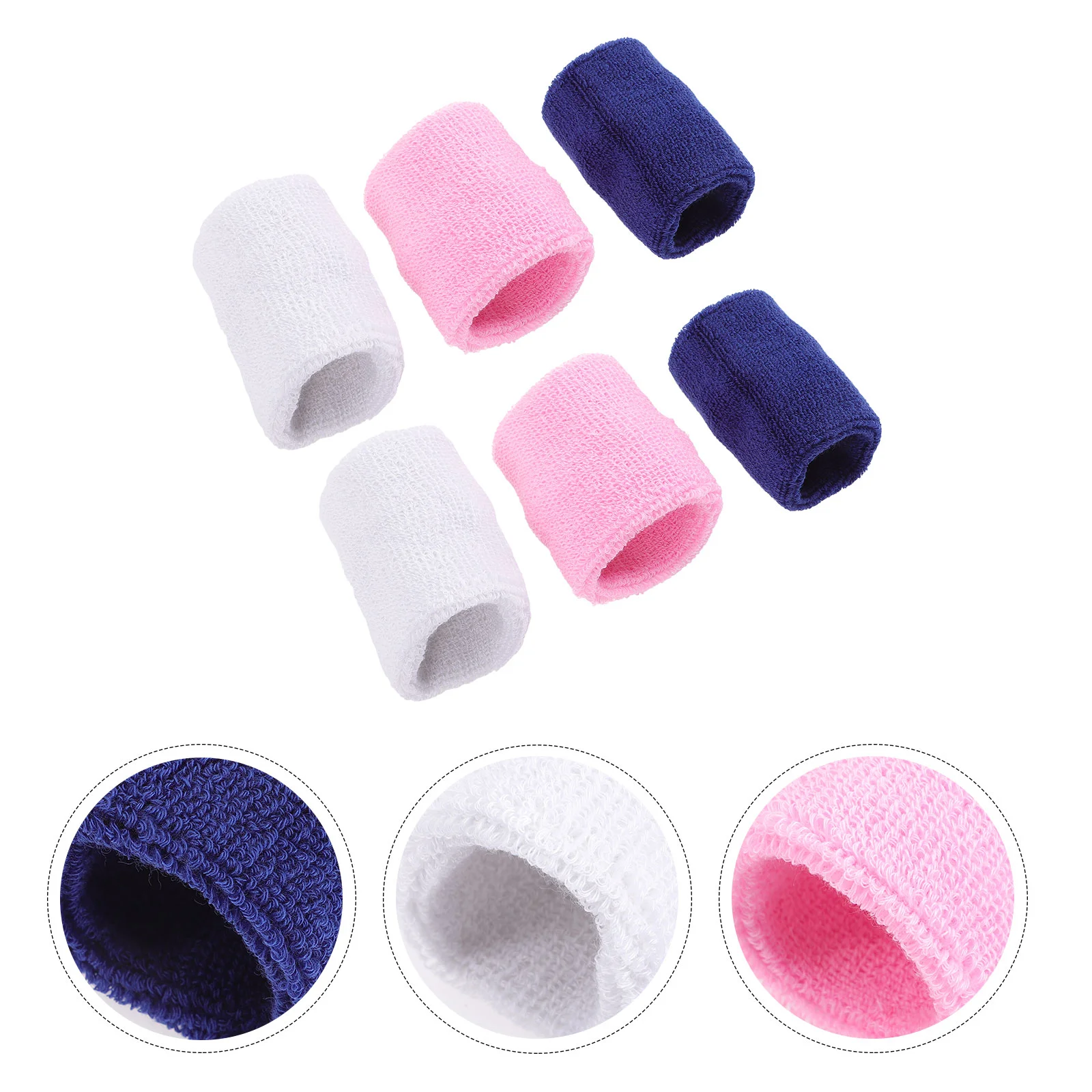 

6 Pcs Children's Wristband Sweatband Wristbands Equipment for Wrists Sweatbands Polypropylene Fitness