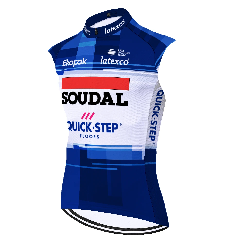 Quick step bike Jersey men Maglia sleeveless Masculino Camiseta Sin Mangas Maillot Jersey Camisa Masculina Ciclismo Hombre cycling jersey