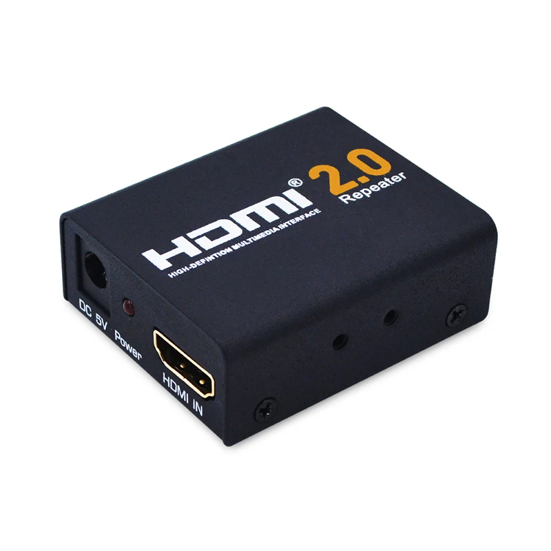 

Ретранслятор HDMI 2,0 с поддержкой 4K @ 60Hz 2K 3D, усилитель сигнала, адаптер, передатчик без потерь для проектора, DVD, ТВ-приставки, ПК, ноутбука