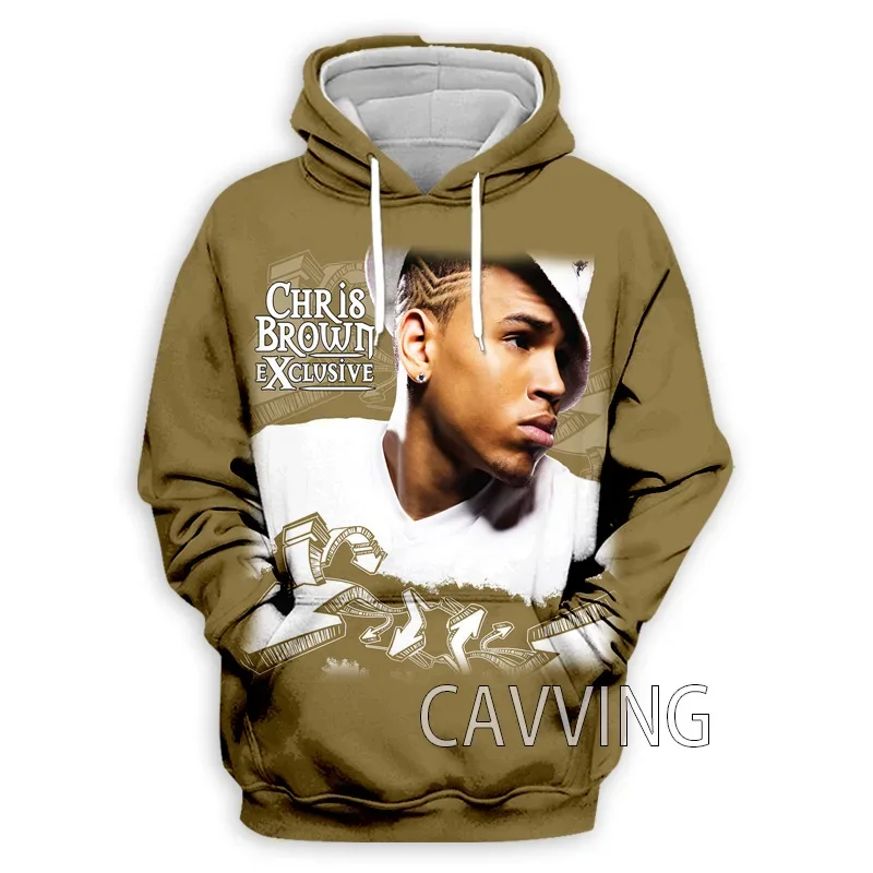 

New Fashion Rapper Chris Brown 3D Print Clothes Streetwear Men Hoodies Sweatshirt Fashion Hooded Long Sleeve Pullover Tops H02