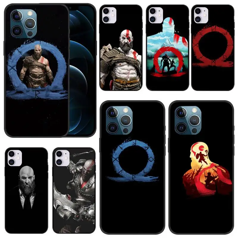Чехол для телефона God of War Kratos iphone 12 13 Mini SE 2020 5 5S 6 6S Plus 7 8 X XR XS 11 Pro Max Fundas Coque cover |