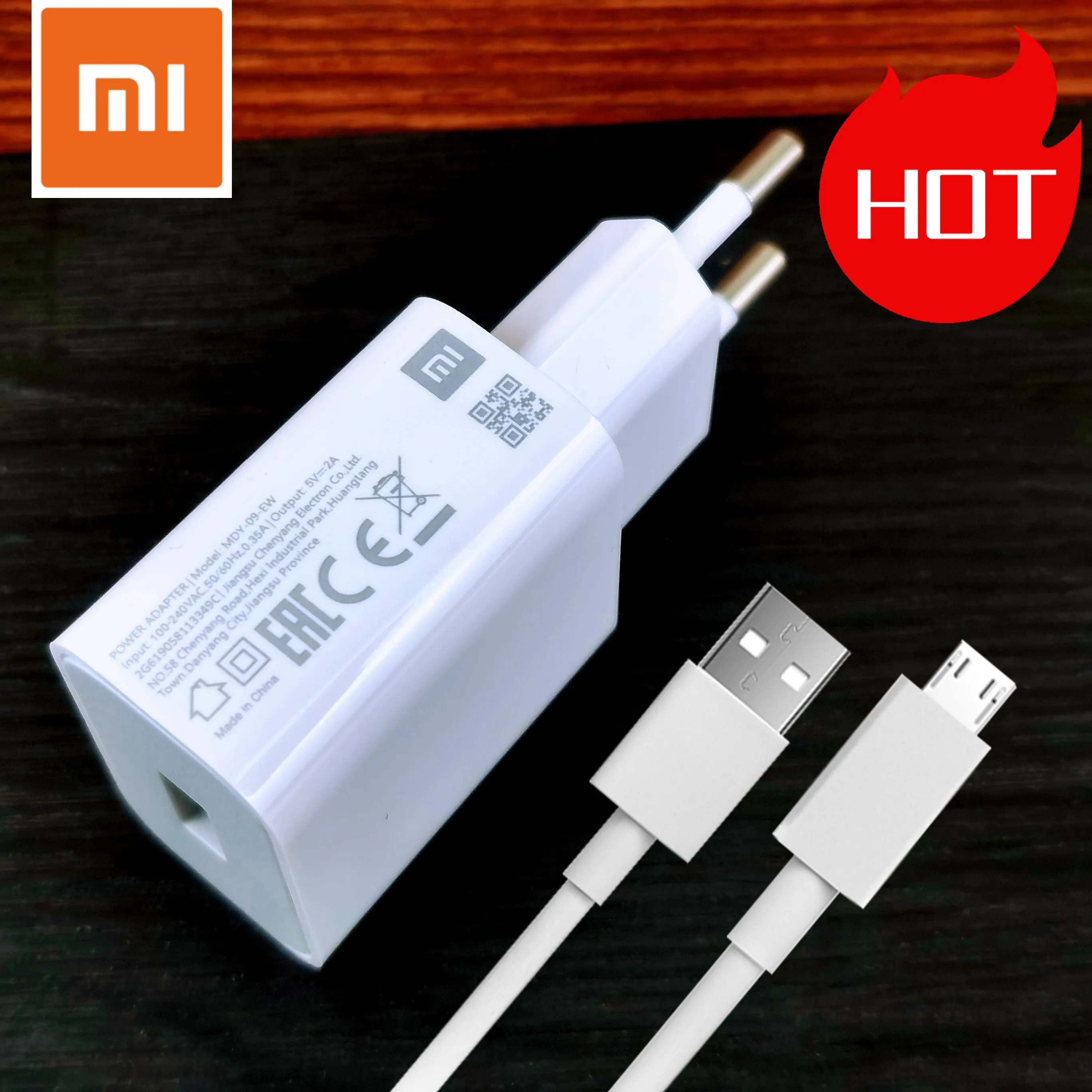 Xiaomi Mi Redmi Note Original Charger Micro Usb Cable Mi Redmi Y1