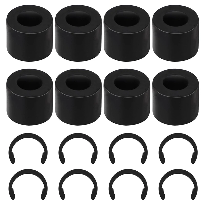 

8Pcs Retaining Clip Rings For Cricut Maker And 8Pcs Rubber Roller Replacement Spare Parts Accessories Keep Rubber From Moving