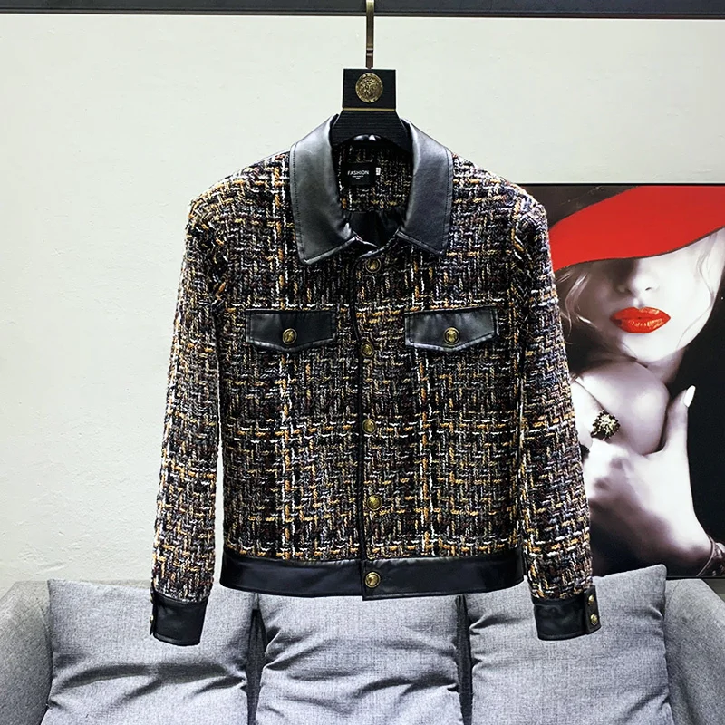 Sleeve Summer Dress With Leather Jacket Men's Summer In Miami Luka Leather  Short Sleeve Shirt [Caramel