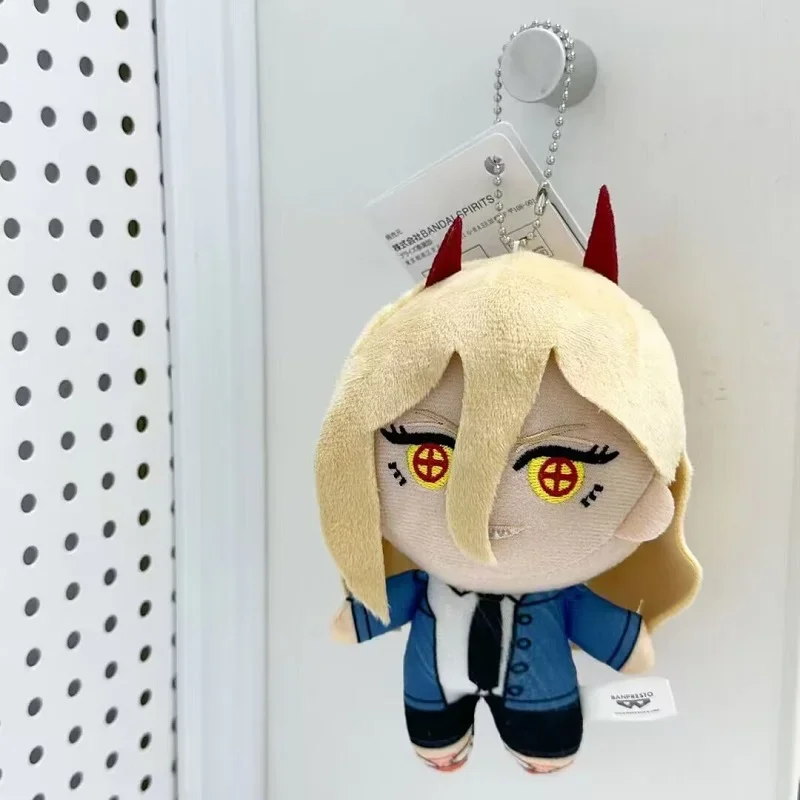 10cm Lovely Chainsaw Man Makima Denji Power Plush Toys Anime Action Collection Gift Kawaii Key Chain Pendant Doll 2