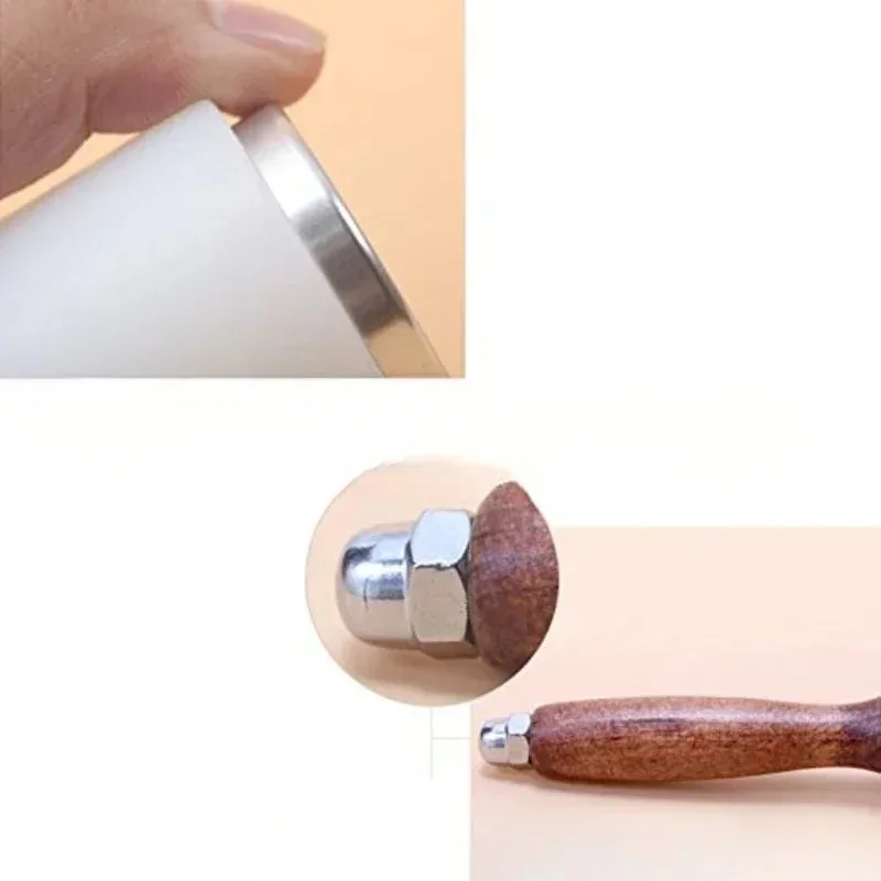 Professional Leather Carve Hammer Nylon Hammers Mallet Wood Handle Leathercraft Punch Printing Percussion DIY Tool leather tools leather craft tools leather craft tool leather craft hammer
