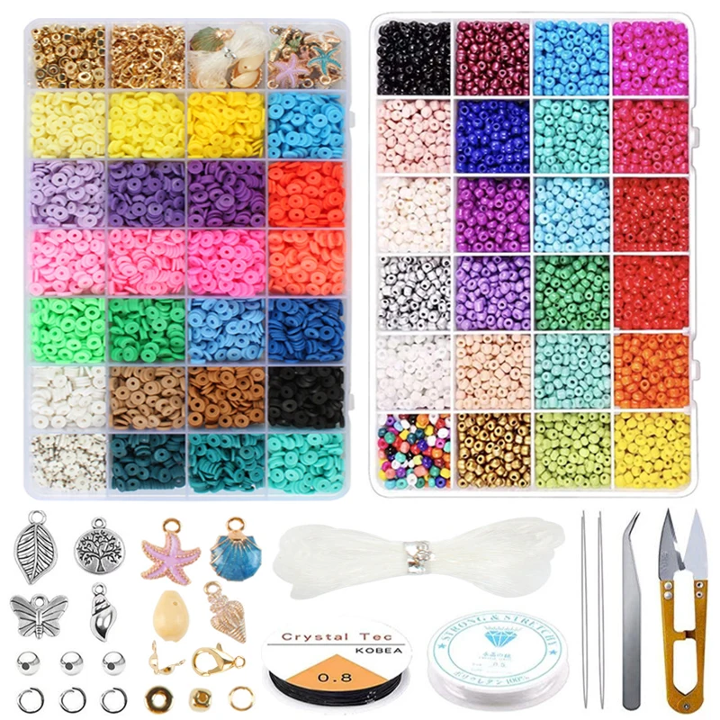 Polymer Jewelry Making Kit Accessories  Clay Jewelry Making Kit  Accessories - Beads - Aliexpress