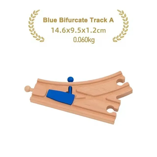 Premium Beech Wood Railway Train Track Accessories for Children’s Educational Play