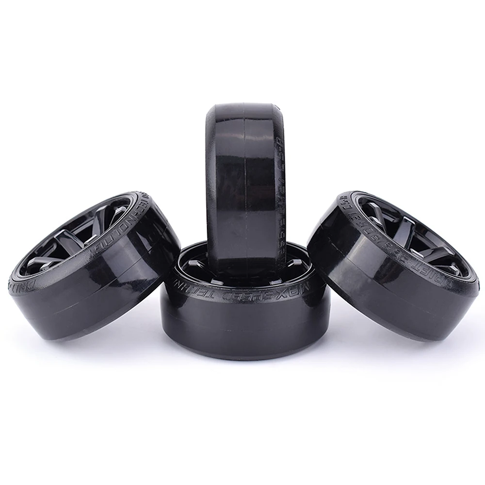4PCS 1/10 RC Drift Cars Wheel Hub Hard Pattern Tyre for 1:10 HSP Redcat Wltoys WPL Tamiya Traxxas RC Drift Car Accessories Toys S8a137b2c016a463bac25af50eae749b47