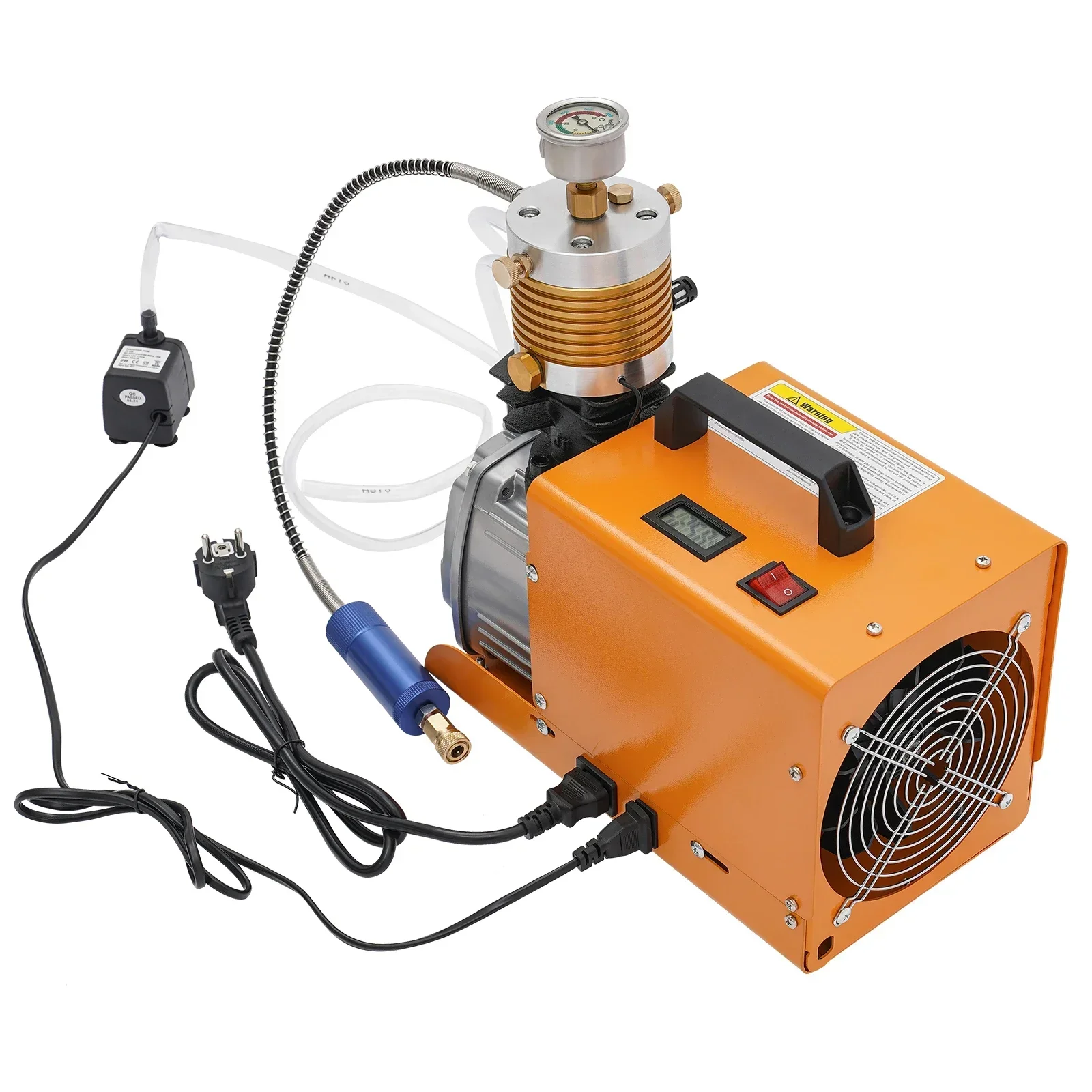 30 MPA Hochdruck-elektrische Luftpumpe, 1,8 kW Motor, 100 l/min, PCP-Luftkompressorpumpe für die Druckbeaufschlagung von Pipeline-Testgeräten ﻿ – Detail 16