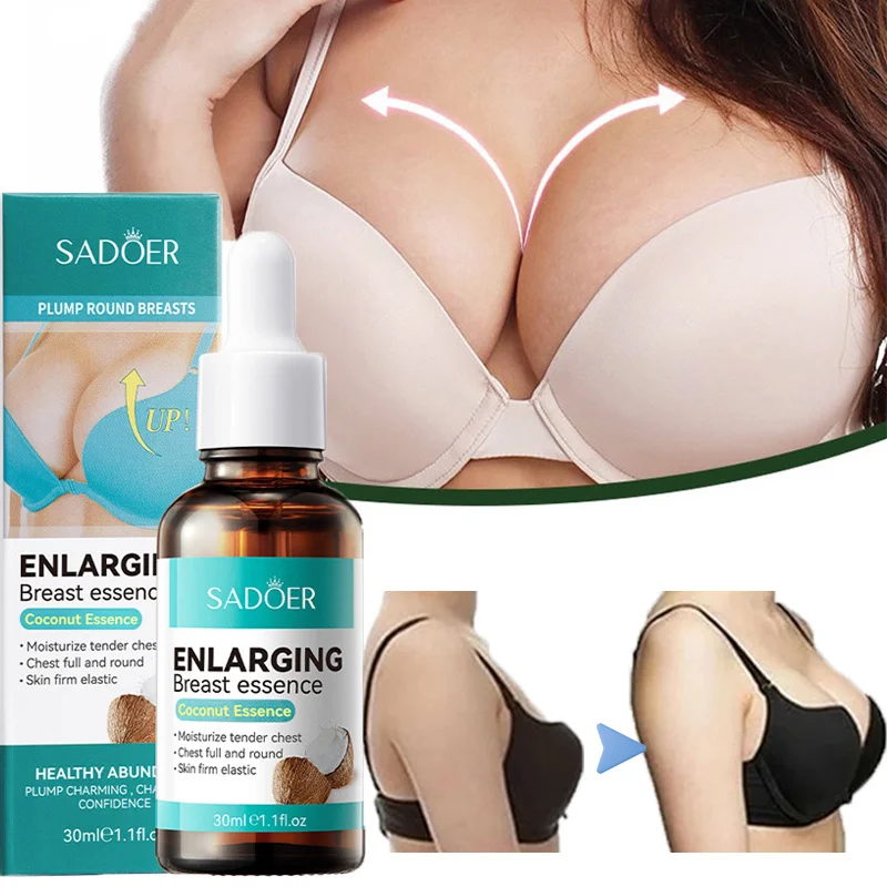 

Breast Enlargement Essential Oil Chest Massage Cream Enhancement Elasticity Promote Female Hormone Big Bust Sexy Body Care 30ML