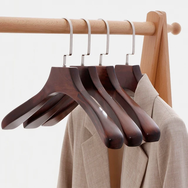 Honey-Can-Do Wood Suit Clothes Hangers with Clips, Maple Finish, 12-Pack -  Walmart.com