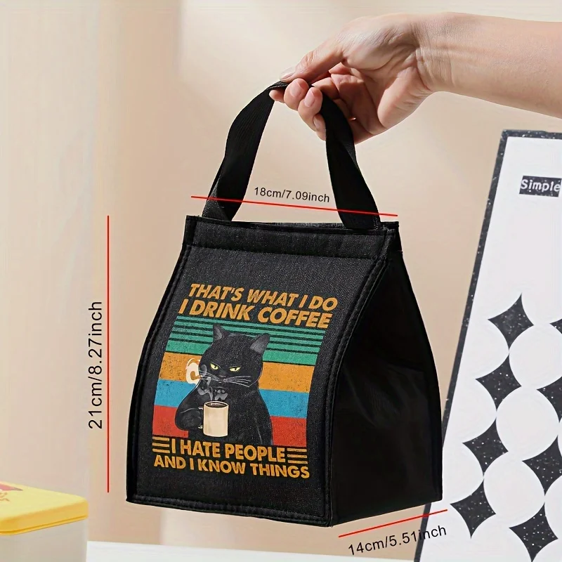 Portable lunch bag, waterproof insulation box, bento bag, dinner insulation bag, large capacity insulation and refrigeration