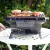Portable Hibachi Grill, Cast Iron, Charcoal Outdoor Grill with Air Control & Coal Door, Japanese Yakitori Style, 2 Height Settin 2