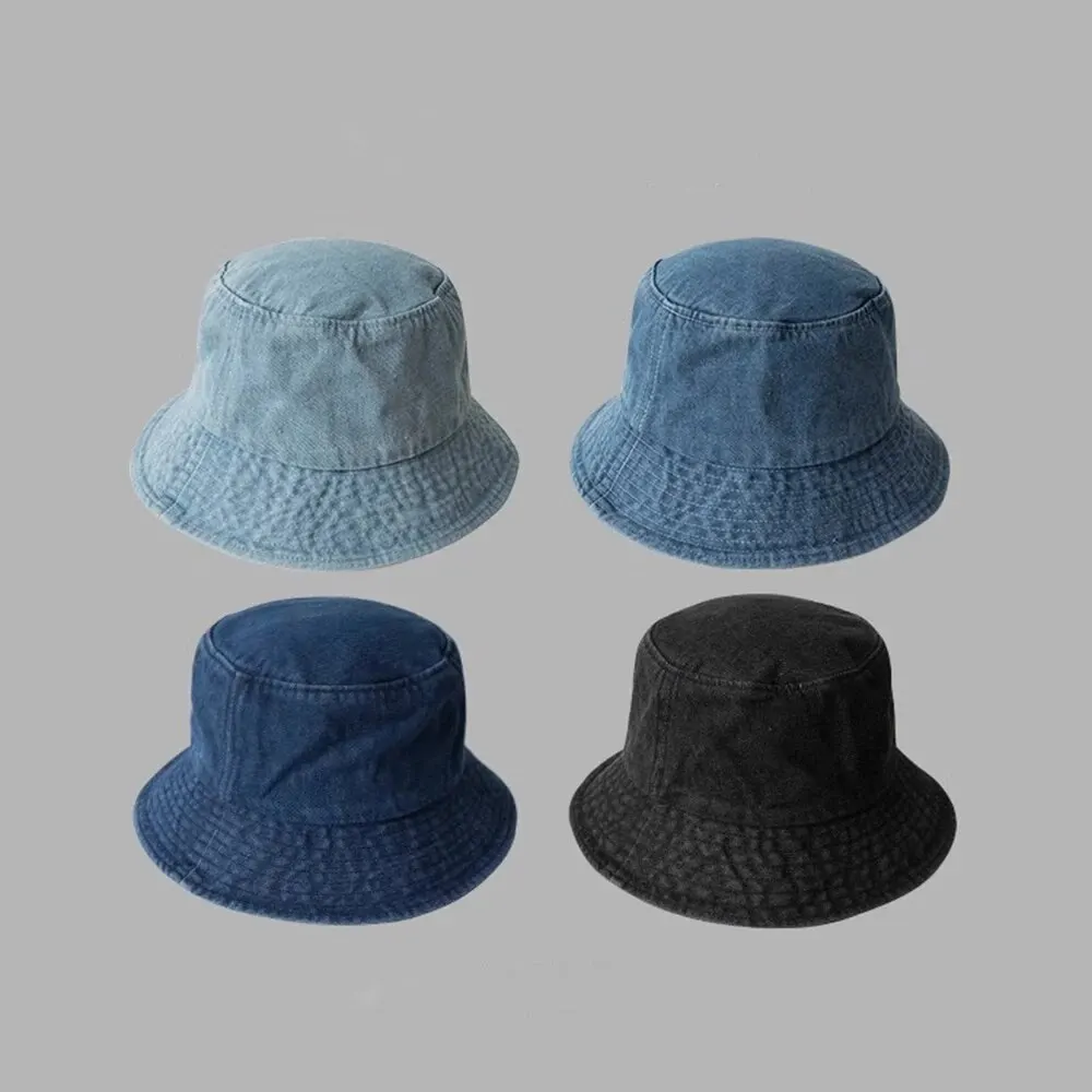 Fisherman Hat Cowboy Fisherman Hat Male and Female Small Show Face Small Girl Cover Basin Korean Version Versatile Couple