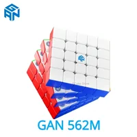 [Picube] GAN562M 5x5x5 Speed Magic Cube Core Magnetic Stickerless Cube UV Coated Puzzle Frosted Cubo Gifts for Speedcuber 2