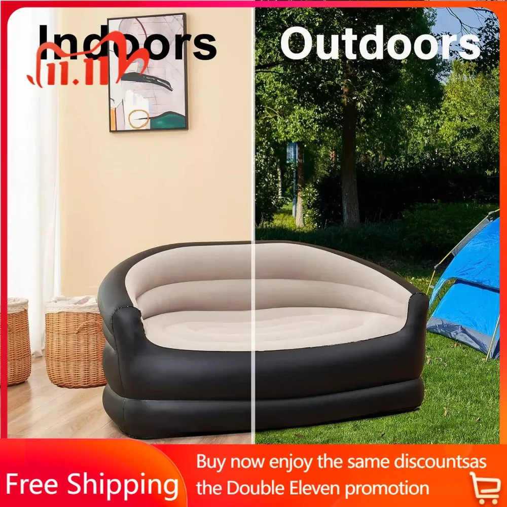 InflatableCouchOutdoorAirSofaBlowUpCouchesforCampingGarden