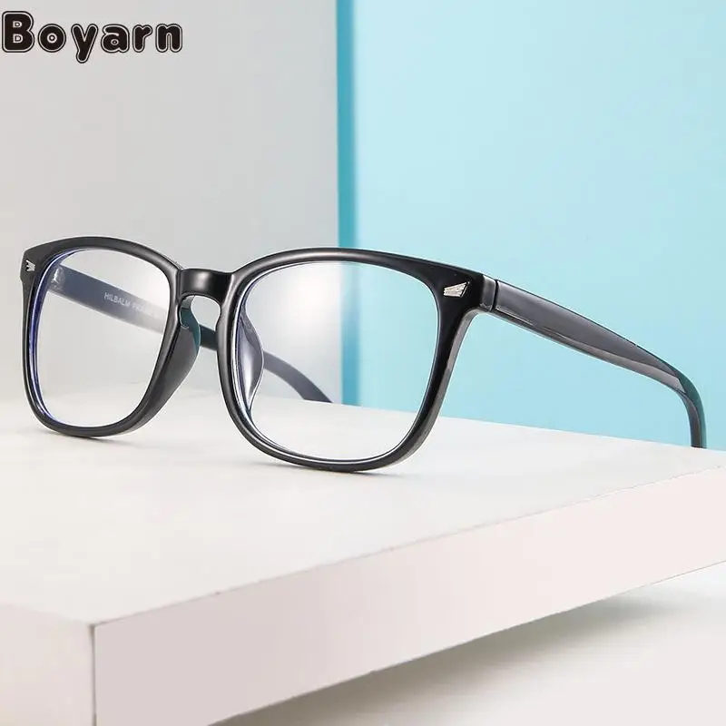 

Foreign Trade Anti-blue Glasses Women's Flat Glasses Blue Computer Goggles Cross Border Retro Glasses Frame Women's Square Frame