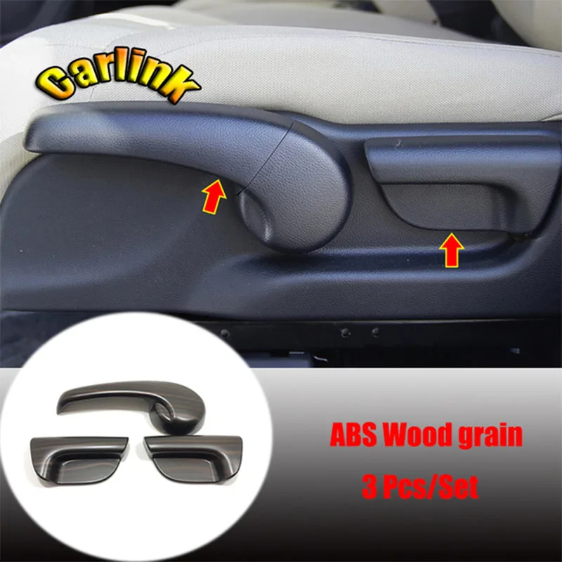 

ABS Wood grain For Honda CR-V CRV 2012 13 14 15 2016 Car front panel air conditioner small air outlet decorative frame sticker a
