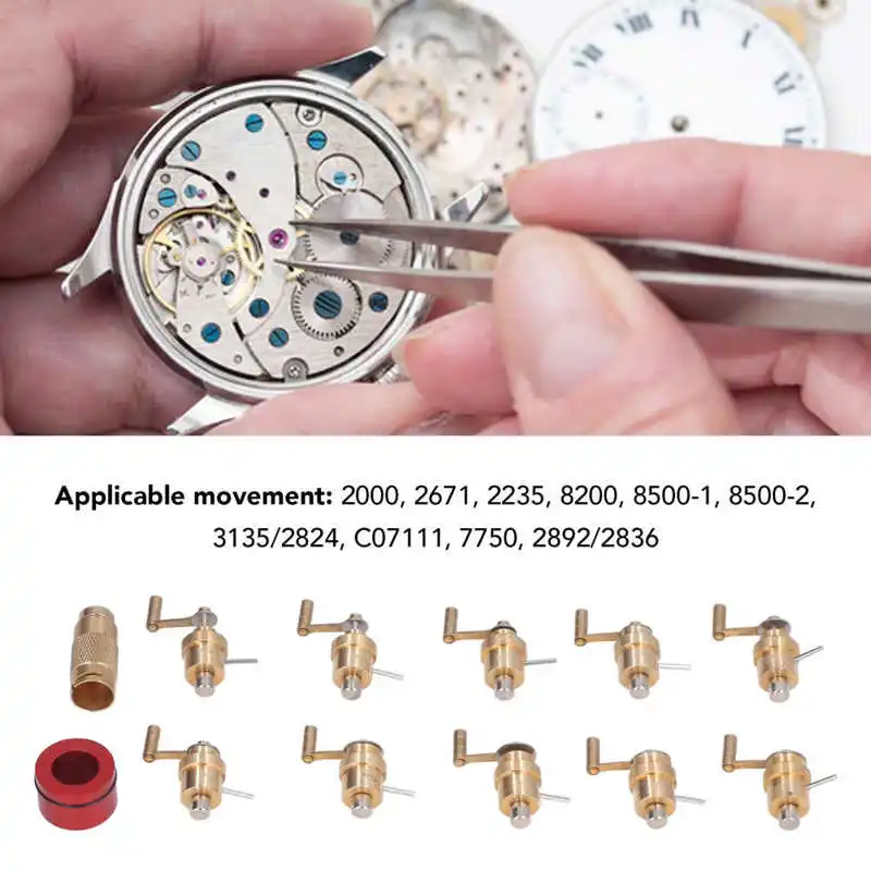 Watch Mainspring Winder Set Brass Watch Repair Tool Wristwatch