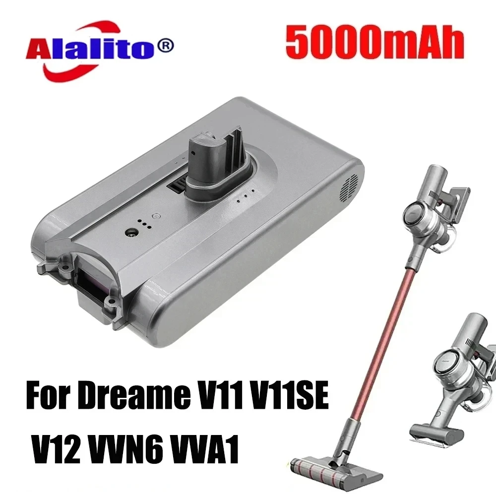 

For Dreame V11 V11SE V12 VVT1 VVN6 VVA1 Wireless Vacuum Cleaner 4000mAh Battery Pack Replacement