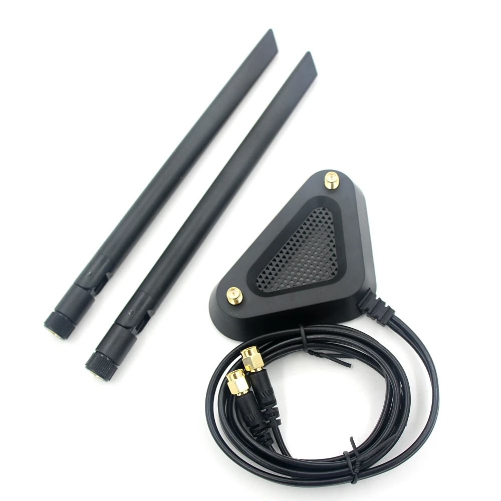 High Gain 2.4G 5.8G 5G Dual Frequency Extension Cable External Antenna Magnetic