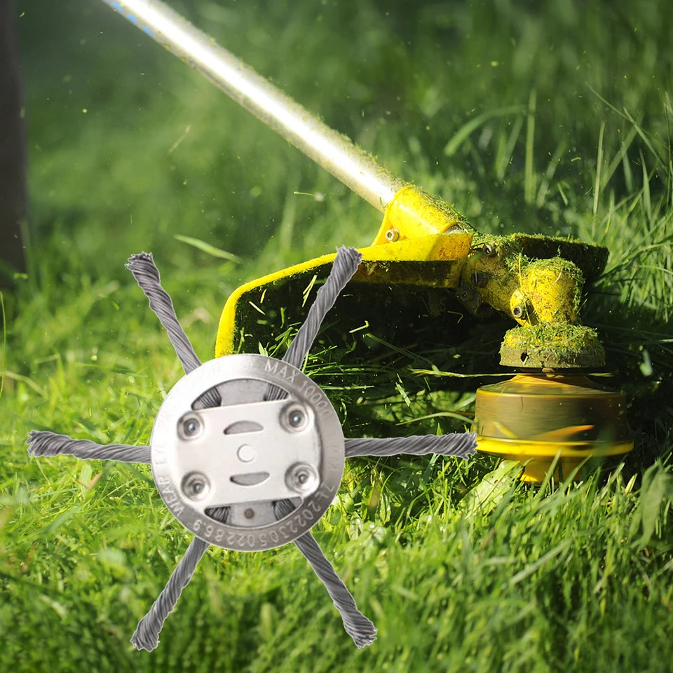 Wire Trimmer Head Steel Grass Eater Brushcutter Wheel Removal