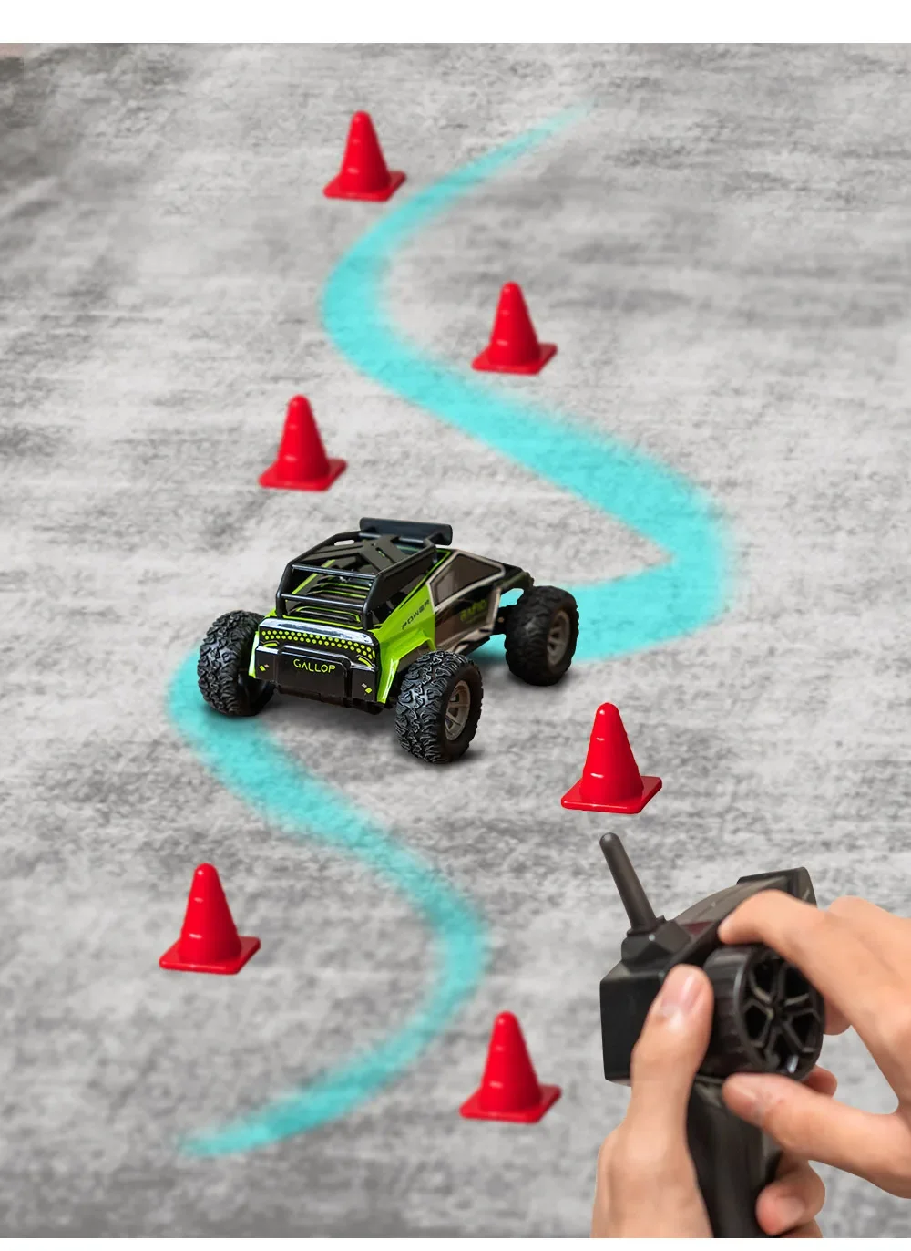 1:32 Mini High Speed 20km/h RC Car Dual Speed Adjustment Indoor Mode/ Professional Mode Travel Off-Road RC Cars Toys 5