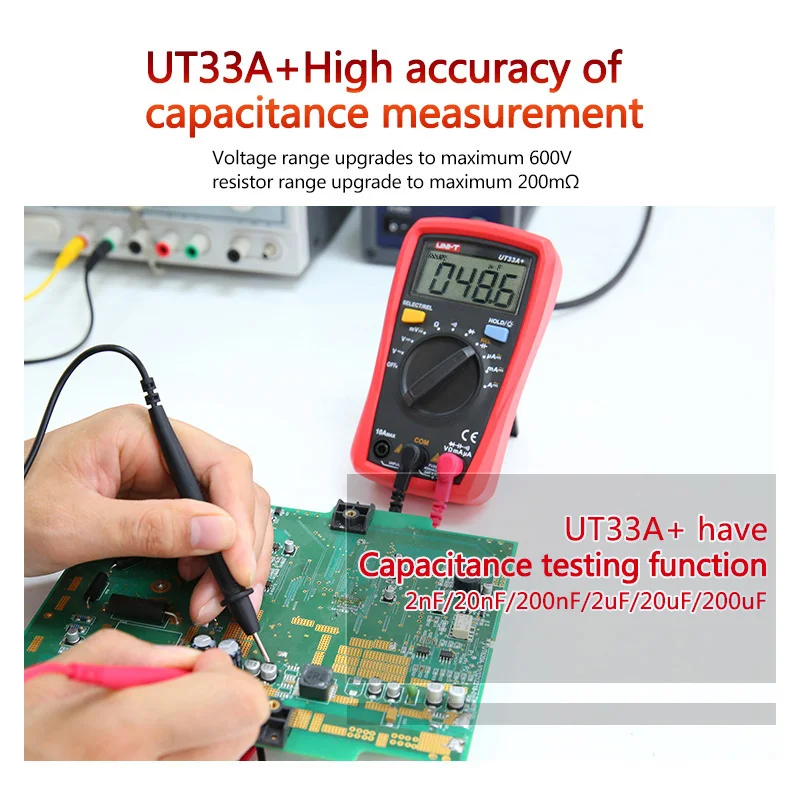 UNI-T ü   LCD ÷ ׽Ʈ   ׷ Ƽ, UT33A + UT33B + UT33C + UT33D +   CAT II 600V