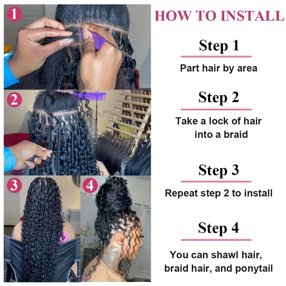 4/27 Highlight Ombre Deep Wave Human Hair Bulk for Boho Braids Curly Human Hair No Weft for Braiding Virgin Hair for Extensions 5