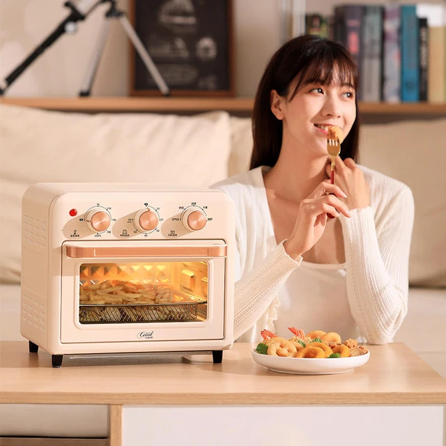 Air Frying Oven Household Small Desktop Toaster Oven Retro Electric Oven  Baking Air Fryer Deep Fryer Air Fryer Accesorios - AliExpress