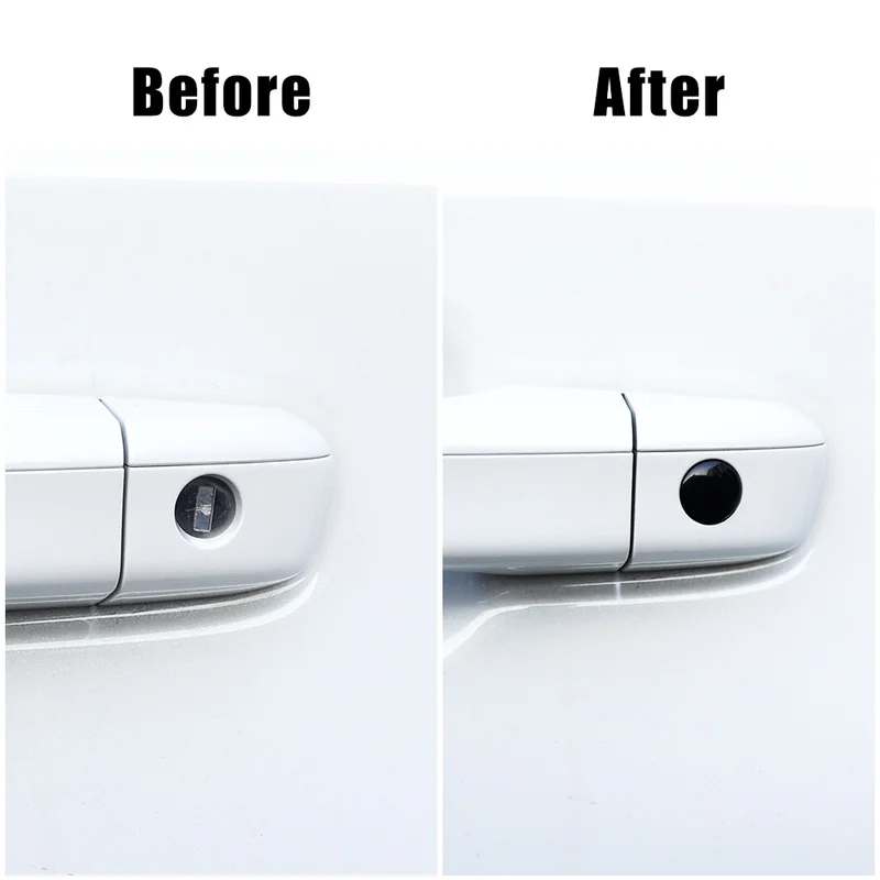 Car keyhole stickers 4pcs Car Lock Keyhole Stickers Decoration Protection Accessories for BMW M E46 E85 E60 F10 E39 F30 E36 F20 E87 E90 E70 E91 X3 X5