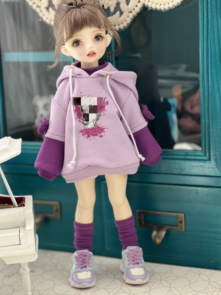 WY142 ドール服 bjd 6分 Debbie 洋服 4点セット ハンドメイド WY142 ドール服 bjd 6分 Debbie 洋服 4点セット ハンドメイド