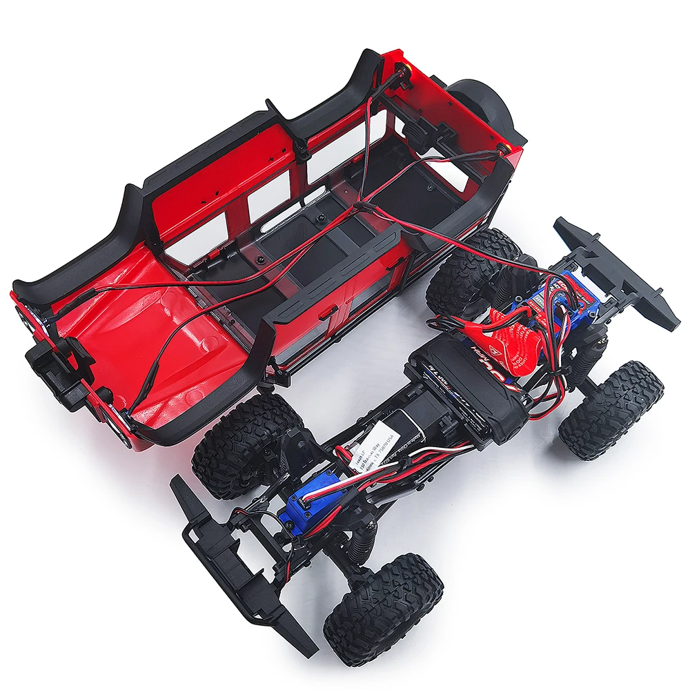 YEAHRUN ȭƮ Ʈ   ̵ LED  Ʈ, TRX4M   1/18 RC ũѷ ڵ  ǰ