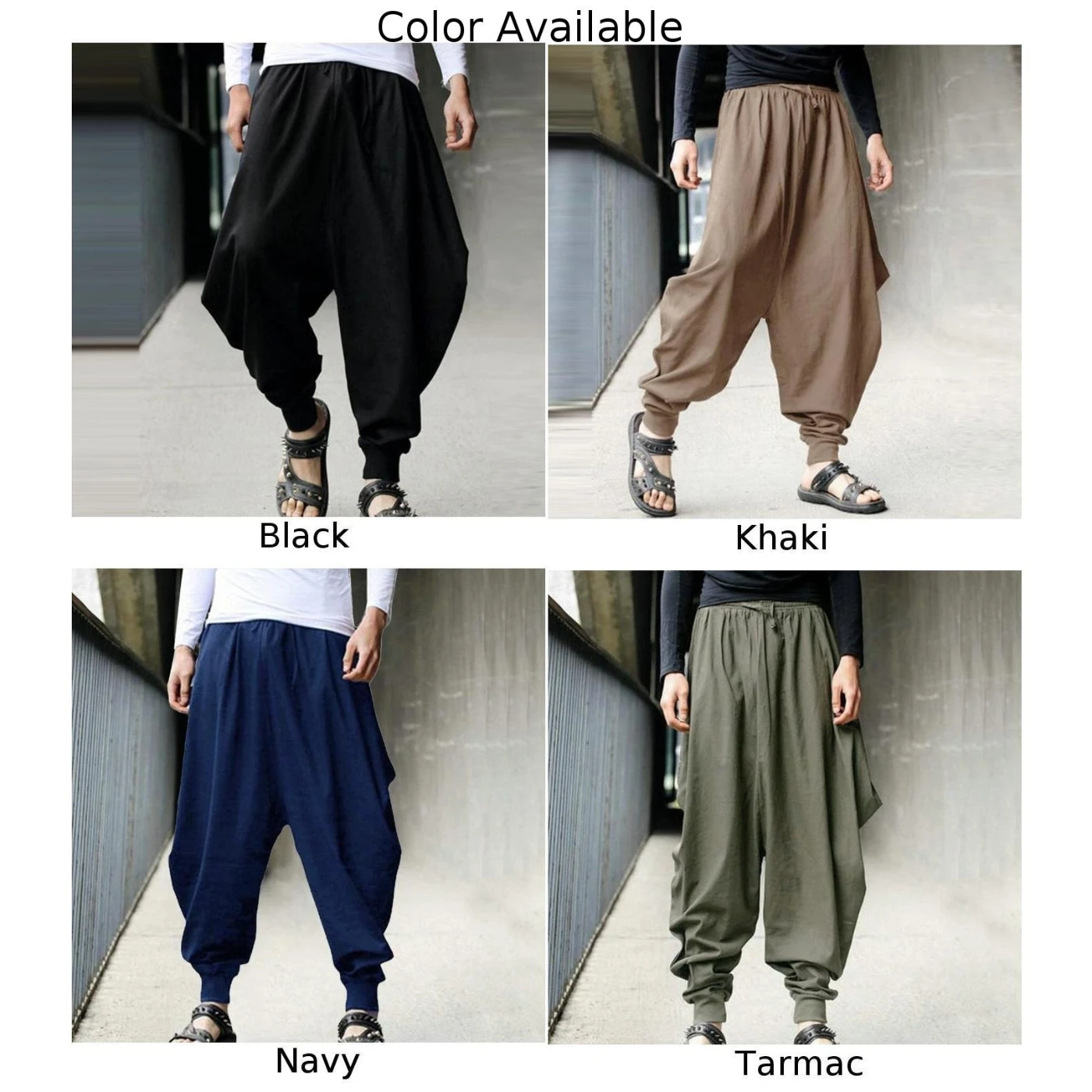 Male Pants Hot Sale Japanese Loose High Quality Pants Personalized Smooth Streets Trousers Hakama