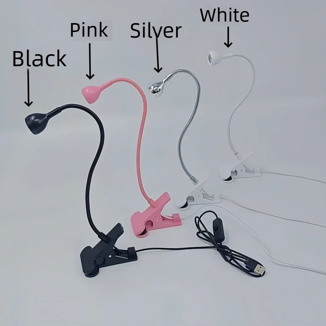 클립형 데스크 미니 UV 네일 램프 395nm 파장 USB 전원 유연한 구즈넥 가정용 살롱 DIY 초보자 전문가용