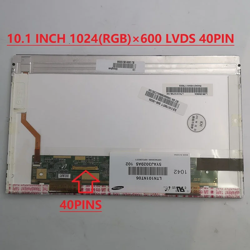 

LCD Matrix 10.1 led screen CLAA101NB01 LTN101NT02 LTN101NT06 B101AW03 V.0 V.1 V.2 HSD101PFW2 N101L6-L02 L01 CLAA101NC05 M101NWT2