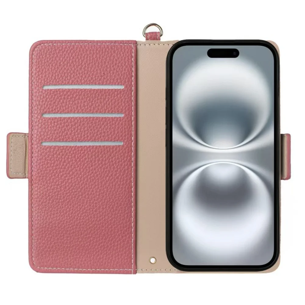 Charming 3D Rabbit & Floral Leather Phone Wallet Case with Card Slot Flip Cover