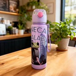 Italian - Inspired 700ML Brainrot Cartoon Sports Water Bottle - Outdoor & Holiday Gift Edition (Purple - A)